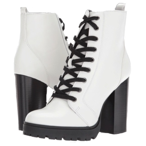 steve madden combat boots heels